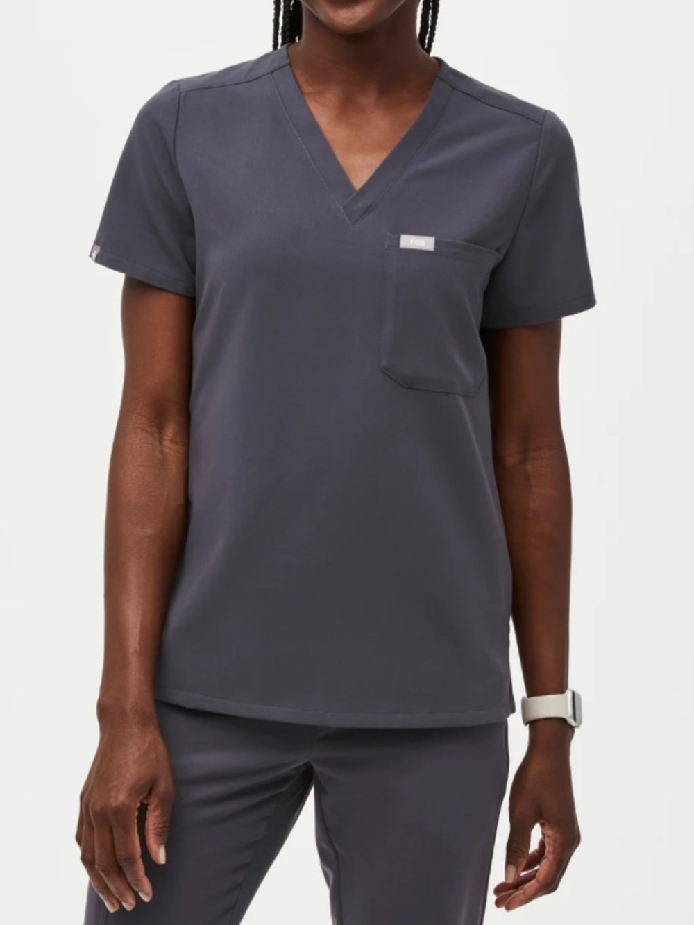 Figs Catarina Charcoal Women’s Scrub Top